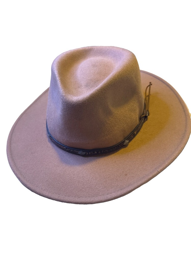 Stetson Mountain View Sz XL Wool Crushable Outdoor Hat Gently Used Tan