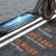 Electric Scooter 350W/500W Motor 8.5–10in Tires 19–22MPH Dual Brake