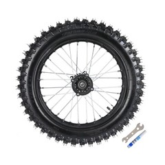 70/100-19 90/100-16 Tire Rim Wheel Assembly Disc Rotor Sprocket Dirt Pit Bike