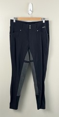 Kerrits Riding Pants Womens L Equestrian Full Seat Ankle Breeches Crossover Flaw