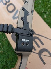 Bowtech Carbon One X RH Custom Order Tan Riser Black Limbs 70# w/Punisher Decals