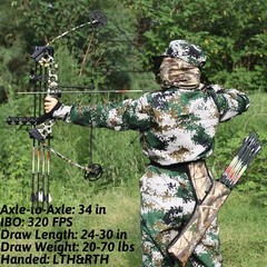 Archery Compound Bow Set PRO 20-70 LBS Hunting Compound Bow for Archery Shooting