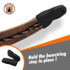 Deerseeker Recurve Bow Tip Protector Longbow Tip Guard Archery Silicon Recurv…