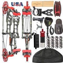Short Axis Arrow Ball Dual-use 30-60lbs Compound Bow Set Archery Hunting Fishing