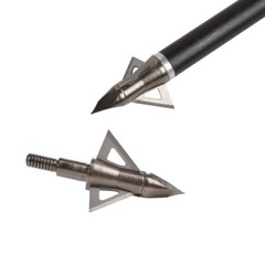12x 8.8mm Hunting Broadhead Tips Arrow Head 3 Blades Archery Bow Outdoor Target