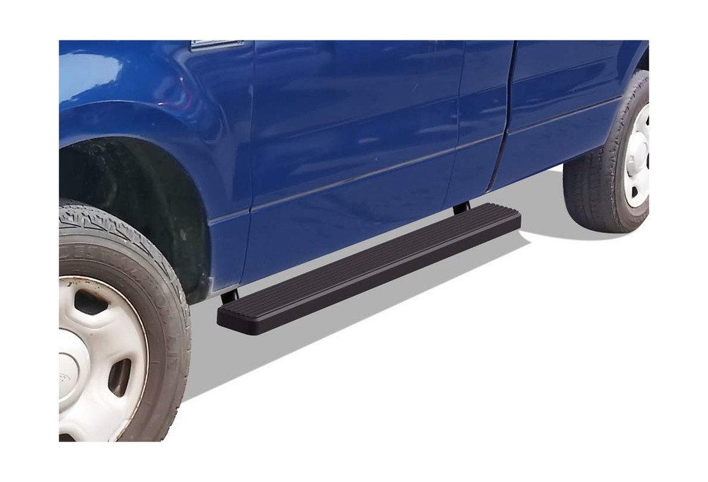 APS (Stainless Steel Black Powder Coated 5 inches) Running Boards Nerf Bars S…