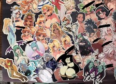 Dragonball Z Waifu Stickers Huge Lot Bust Up Stickers Anime Stickers