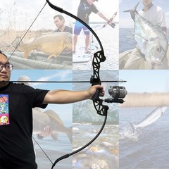 Bow Fishing Bowfishing Kits – Archery 40 LBS Recurve Bow Kit with Durable Fishin