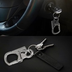 Carabiner Clip, Double Anti-Misopening Locking Design, 3″ Alloy Heavy Keychai…