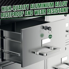 1-100 Numbered Key Tags Round ID Aluminum Alloy Metal Number Tags Green