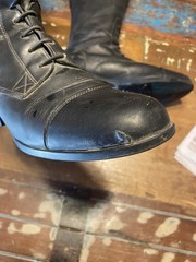 Ariat Heritage Contour II Field Zip Tall Riding Boots Black Leather 9.5