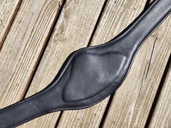Devoucoux Black/Black Padded Anatomic English Jumper Girth – 52″/130cm – NWT!