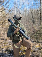 Airsoft 40mm Launcher, RB40, Airsoft Launcher, CO2, Green Gas, Taginn, Foam