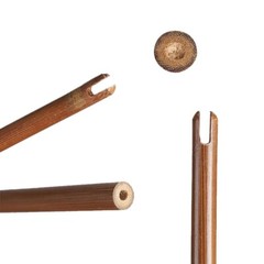 50pcs Archery Bamboo Shaft 33in 45-50lbs Self Nock DIY Arrows Hunting Equipment