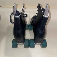 Black Roller derby Roller skates size 6 Stock 365 Labeda Wheels Used See Picts