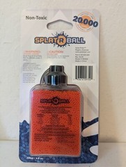 Lot of 10 New SplatRball 20,000 Rounds 7.5mm Orange Ammo Certified Splat-R-Ball