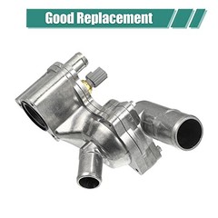 Upgraded Aluminum Alloy Thermostat Housing Assembly with Sensor for Ford for