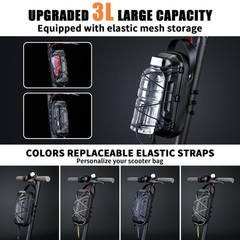 3L Electric Scooter Bag, Waterproof Scooter Storage Bag with Multicolor Draws…