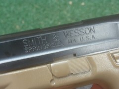 Smith Wesson Air Pistol M&P 40 BB Gun Black & Tan Standard Action – GOOD SHAPE