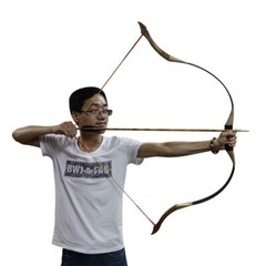 50# Archery Traditional Recurve Bow Handmade Mongolian Horsebow Shooting Hunting