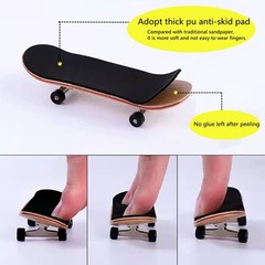 ACFELLE Fingerboard Grip Tape, PRO Quality 8 Sheets Foam Black Normal, 8pcs