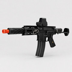 WE 6mmGBB Airsoft Rifle, Adjustable Hop-Up, Semi/Full Auto Modes, 320-350 FPS