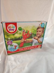 Play Day Foam Ball Slingshot Set 12 Pieces Outdoor Toy