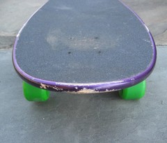 Santa Cruz Keith Meek Slasher Retro Reissue Purple Skateboard Complete Deck READ
