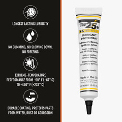 MIL-COMM TW25B Gun Grease Lubricant 1.5-Ounce Tube