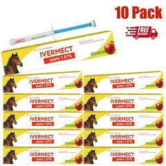 10 Pack In Box Paste Horse Dewormer Apple Flavor wormer Friendly design EXP 1/28