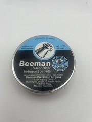 2 Beeman .177 Cal. Silver bear high impact pellets semi wadcutter Hollow Point
