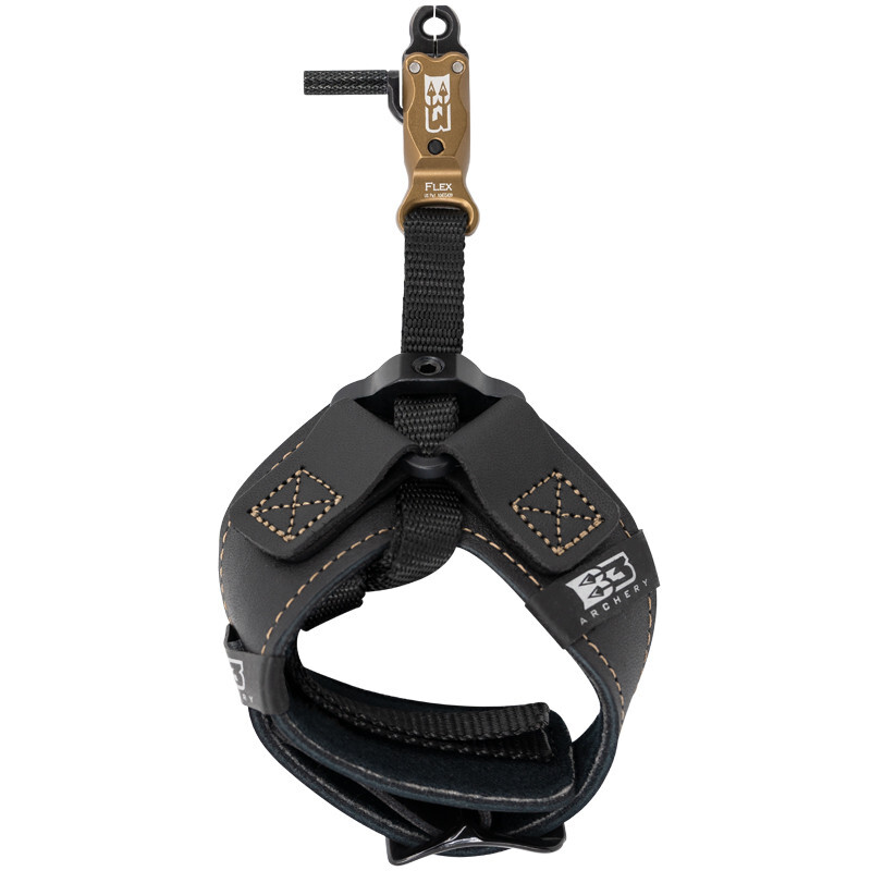 B3 Archery Alpha Release Aid with Swivel Stem/Flex Connector System – Brown