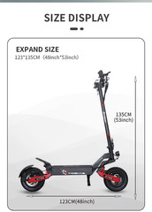 GT06 1200W Foldable E-Scooter for Adults -Max Speed 25MPH, 48V 13AH/23.4AH, 11″O