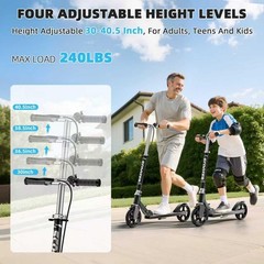 Scooters for Kids 8-12, Teens & Adults – Lightweight, Foldable, 8-Inch Big Wh…