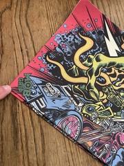 Rare Mob Dirty Donny Art Skateboard Griptape Graphic Multicolor Grip Tape