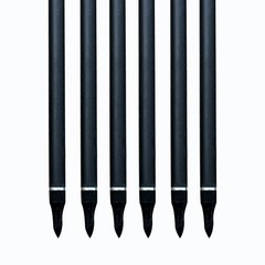 AF 6pcs 31.5″ Carbon Mix Arrows 500 Spine 8mm OD Natural White Feather Recurve