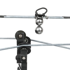 Compound Bow Dual-Use Steel Ball Arrow 40-65lbs Short Axis Archery Hunting RH LH