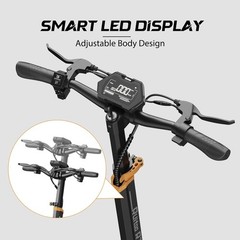 Ruitoo 1000W Foldable Electric Scooter w/ Seat E-Scooter 32MPH Double Suspension