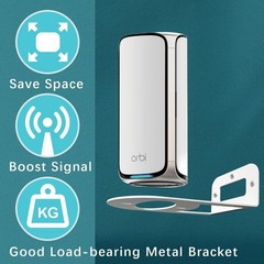 Orbi WiFi 7 Wall Mount Kit, Wall Mount Bracket Sturdy Metal Made 1 PACK