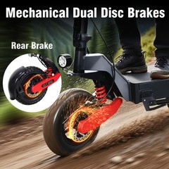 Adults Folding Electric Scooter Single Motor 1200W 48V 13AH 11″ Road Tires 38MPH
