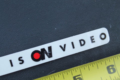 ON Video Magazine 411 Studios (Slight Damage) BP3 Vintage Skateboarding STICKER