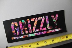 T-Puds Torey Pudwill Grizzly Grip Tape Flower Z73A Vintage Skateboarding STICKER