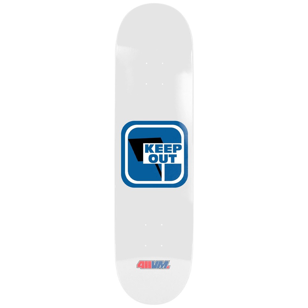 411VM Heritage Skateboard Deck Private Property Icon White 9.0″ x 32.1″