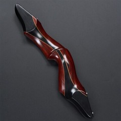 60″ Takedown Recurve Bow Wooden Riser American Hunting For Left & Right Hand