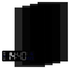 4 Pcs Light Dimming Stickers 8 x 4 Inch LED Blocking Stickers SelfAdhesive Di…