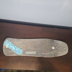 Krooked Ray Barbee Shaped Skateboard Deck 9.5” new in plastic FREE SHIPPING