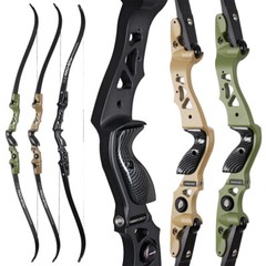 62″ ILF Recurve Bow 25-60lbs Takedown 19» Aluminum Riser Archery Hunting Shoot