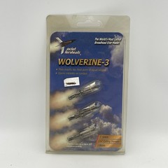 Rocket Aeroheads Wolverine-3 Broadhead 57 Grain 1 1/4″ Cutting Diameter