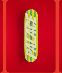 Palace x Gucci Vault Skateboard Deck Green Yellow Stripes Rare