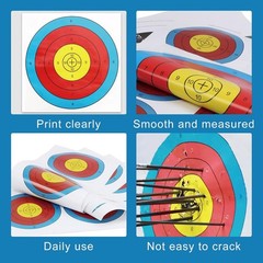 20pcs Archery Targets Paper Standard 40cm/60cm/80cm Bow and Arrow Targets Fac…